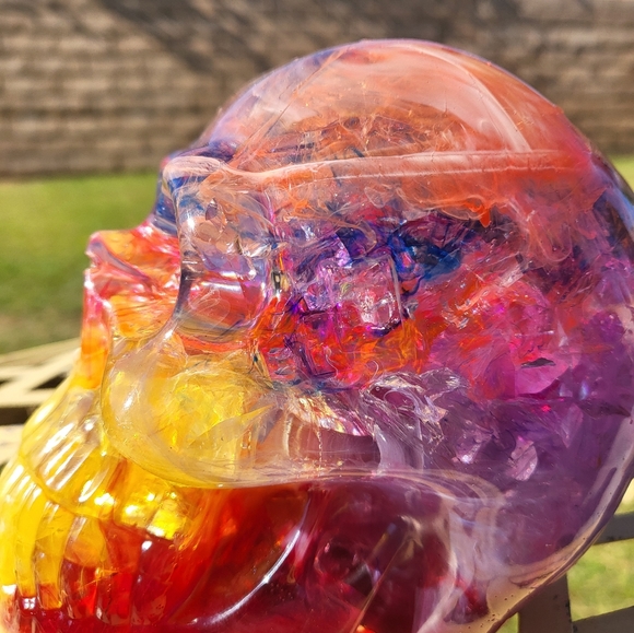 Starfire resin skull - Picture 2 of 4